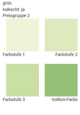 Casa Natura Wandfarben in grün